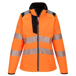 PW3 Hi-Vis Women's Softshell (3L) PW381 Galben/Negru - Portwest