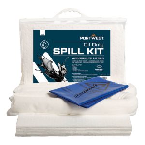 Kit Control Scurgeri Ulei 20L SM60 Alb - Portwest