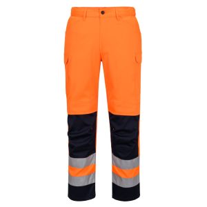 Pantaloni Reflectorizant T143 Galben/Navy - Portwest