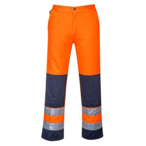 Pantaloni Reflectorizant TX71 Portocaliu/Navy - Portwest