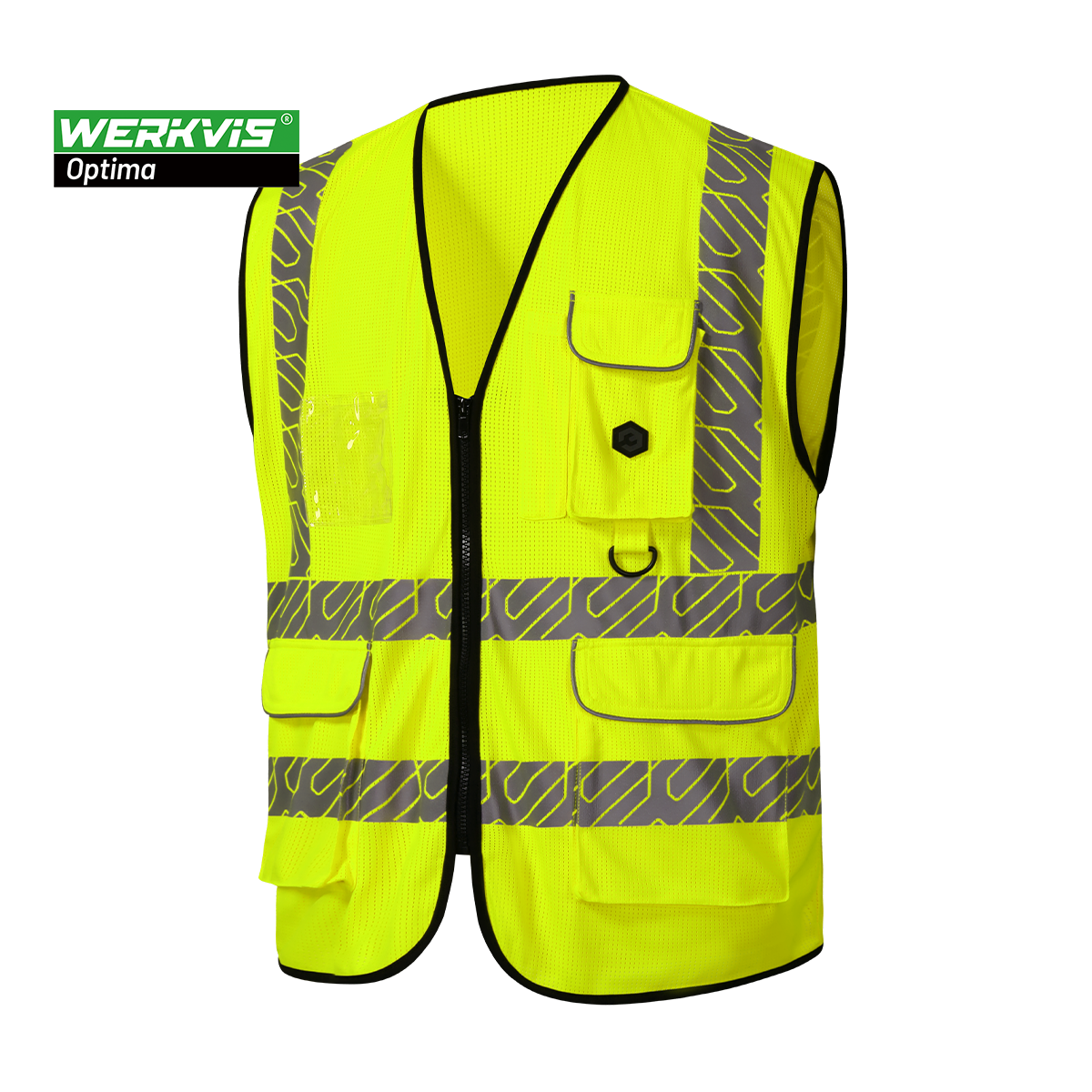 Vestă reflectorizantă cu fermoar Werkvis BARI OV101 - imagine 2