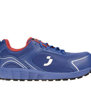 Pantofi Safety Jogger AAK S1P LOW — vedere laterală, albastru.