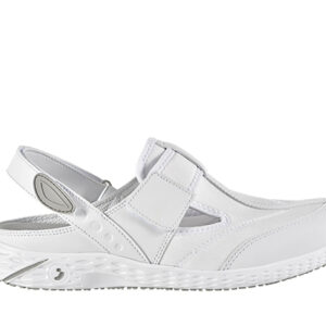Pantofi Safety Jogger ALIZA — vedere laterală, alb.