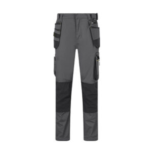Pantaloni de lucru Safety Jogger ALKES TROUSERS MEN — vedere din față, gri închis.
