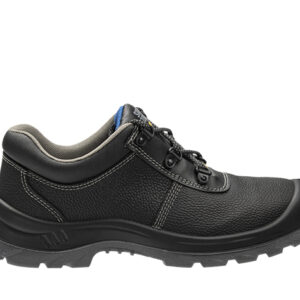 Pantofi Safety Jogger BESTRUN METALFREE S3 — vedere laterală, negru.