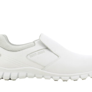 Pantofi Safety Jogger BRIO — vedere laterală, alb.