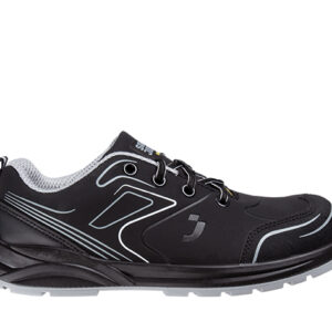Pantofi Safety Jogger CADOR S3 LOW — vedere laterală, negru.