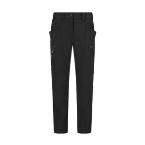 Pantaloni de lucru pentru femei Safety Jogger DENEB FS TROUSERS W — vedere din față, negru.