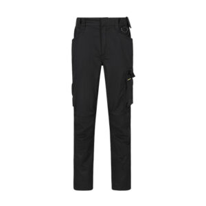 Pantaloni de lucru Safety Jogger DENEB TROUSERS M — vedere din față, negru.
