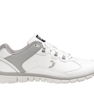 Pantofi Safety Jogger HENNY — vedere laterală, gri deschis.