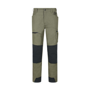 Pantaloni cargo de lucru Safety Jogger MAPLE TROUSERS M — vedere din față, kaki.