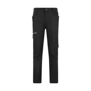 Pantaloni de lucru Safety Jogger MEKONG TROUSERS M 2 — vedere din față, negru.