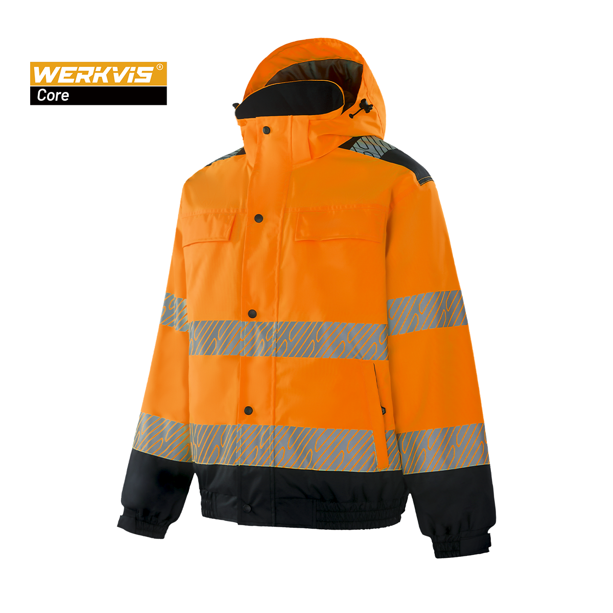 Geacă bomber reflectorizantă de iarnă Werkvis PADOVA WJ303 - imagine 2