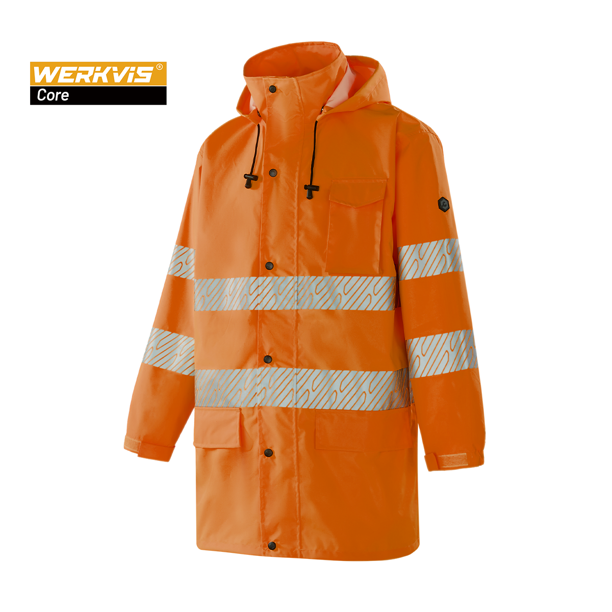 Jachetă de ploaie reflectorizantă Werkvis GRANADA WR302 - imagine 2