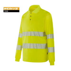 Tricou polo reflectorizant cu mânecă lungă Werkvis TOULON WT304